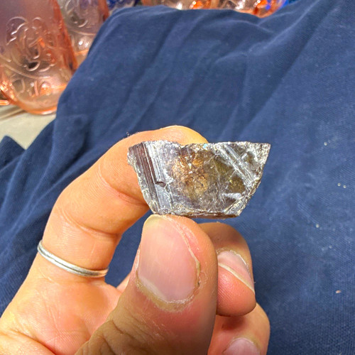 Natural brown axinite - brown, crystal